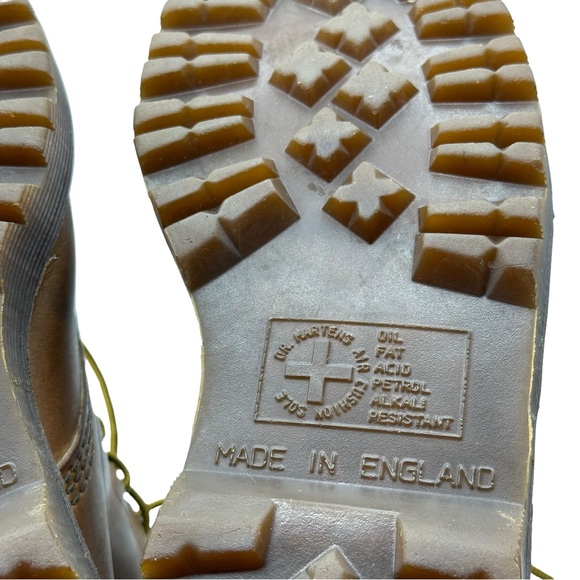 Dr. Marten RARE 939 Ben Boot Made In England Leather Lace Up Hiking Boots Brown - Picture 10 of 13